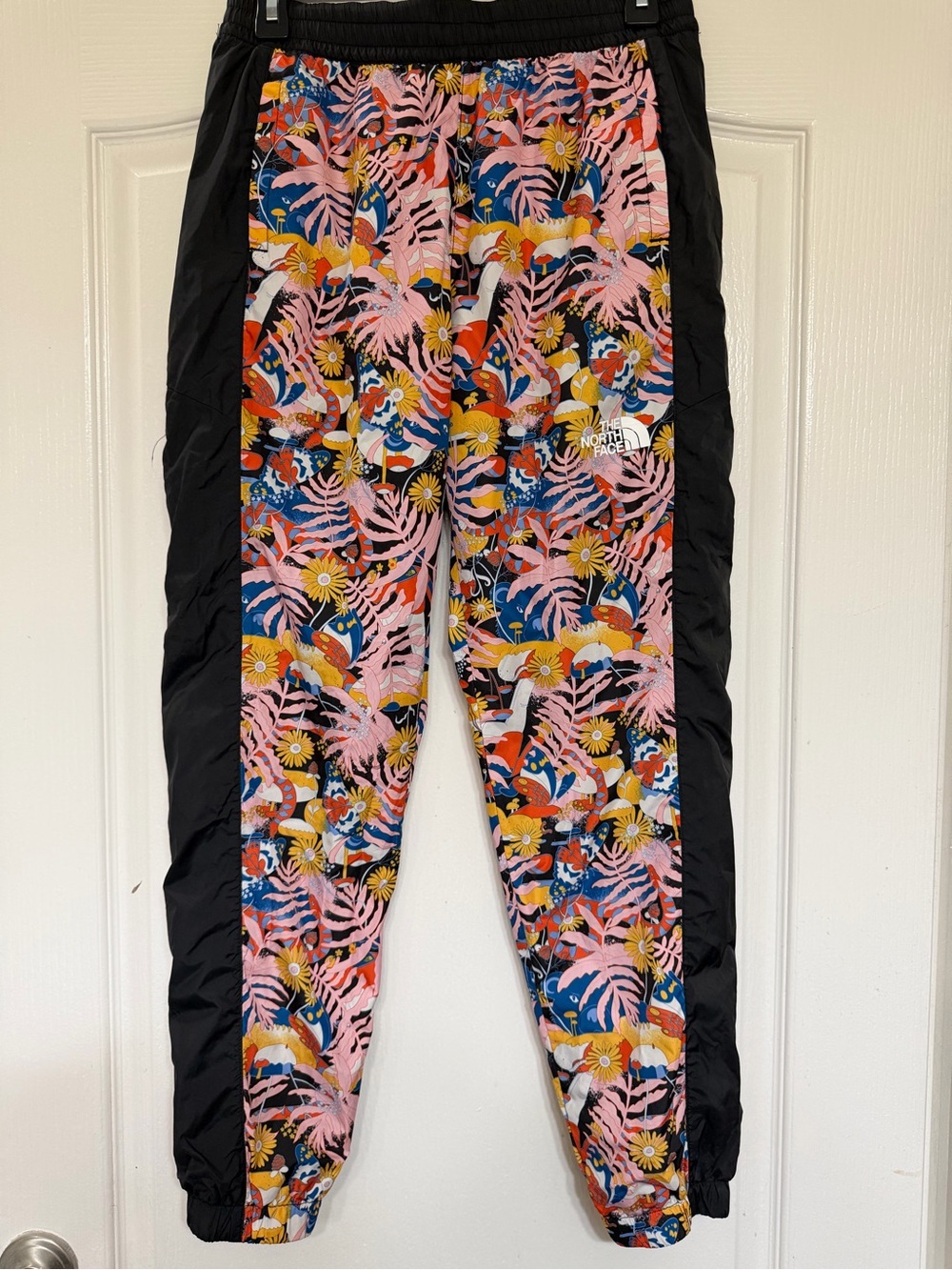 The North Face Hydrenaline 2000 Floral Mushroom Windwall Jogger Pants Small